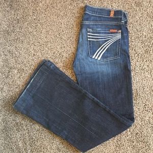 7 For All Mankind Dojo Jeans, Size 27